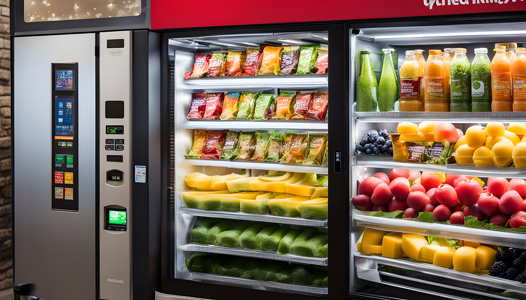 مواد غذایی سالم در وندینگ ماشین ها